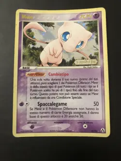 Pokemon - Mew - Ex Legend Maker - Holo Stamped - ITA - LP / Good - 10/92 - Image 2