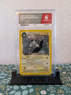 Pokemon TCG - Dark Magneton 2000 Team Rocket 11/82 Holo - ACE Grade 6 - Image 1
