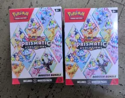 2 Pokemon Scarlet And Violet Prismatic Evolutions Booster Bundles New/Sealed - Image 1