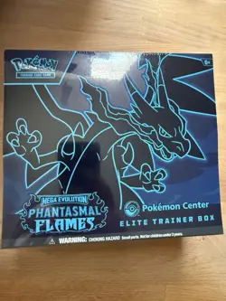 Pokemon Center Mega Evolution Phantasmal Flames Elite Trainer Box ETB - Image 1
