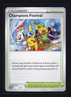 Pokemon Champions Festival Promo S-P World Championships 2022 INDONESIAN NM - Image 1