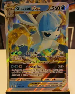 Glaceon VSTAR SWSH197 Sword & Shield Blackstar Promo Pokemon Mint Condition - Image 1