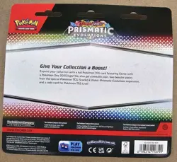 Pokemon TCG SV8.5 Prismatic Evolutions 2-Pack Blister Eevee Pokemon Day Sealed - Image 2