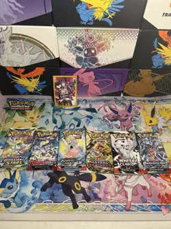 Lot of 6 Pokemon TCG - Scarlet and Violet And Sword & Shield Booster Packs - Image 1