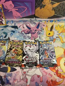 Lot of 6 Pokemon TCG - Scarlet and Violet And Sword & Shield Booster Packs - Image 2