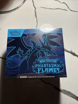 Pokemon TCG Mega Evolution Phantasmal Flames Factory Sealed Elite Trainer Box - Image 1