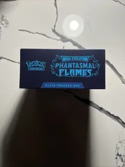 Pokemon TCG Mega Evolution Phantasmal Flames Factory Sealed Elite Trainer Box - Image 2