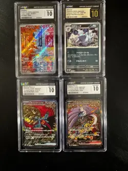POKEMON TCG GRADED SLAB LOT CGC AND PRISTINE 10 4x! - Image 1