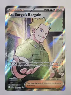 Pokemon TCG Lt. Surge's Bargain Mega Evolution 170/132 Holo Ultra Rare - Image 2