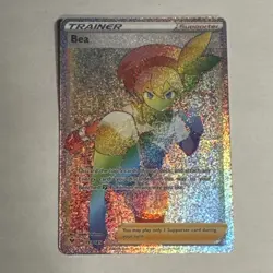 Supporter Bea 193/185 Pokemon NM Vivid Voltage Rainbow Secret Rare - Image 1