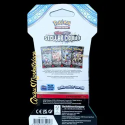 Pokemon TCG Scarlet & Violet Stellar Crown Booster Packs (LOT of 3) | SEALED - Image 3