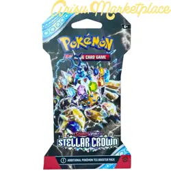 Pokemon TCG Scarlet & Violet Stellar Crown Booster Packs (LOT of 3) | SEALED - Image 4