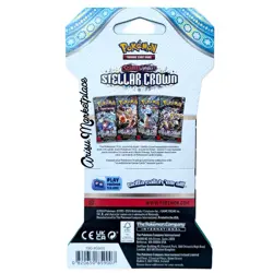Pokemon TCG Scarlet & Violet Stellar Crown Booster Packs (LOT of 3) | SEALED - Image 5