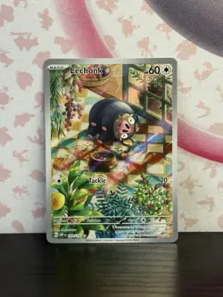 Pokemon TCG Lechonk 209/197 SV03: Obsidian Flames Full Art Nintendo 2023 NM - Image 1