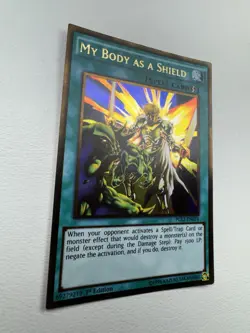 My Body as a Shield - PGL2-EN074 Gold Rare 1st Edition NM YuGiOh - Image 2