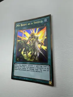 My Body as a Shield - PGL2-EN074 Gold Rare 1st Edition NM YuGiOh - Image 3