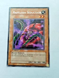 Yu-Gi-Oh! TCG Rafflesia Seduction Soul of the Duelist SOD-EN020 1st Edition Ult. - Image 1