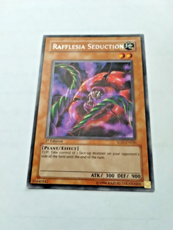 Yu-Gi-Oh! TCG Rafflesia Seduction Soul of the Duelist SOD-EN020 1st Edition Ult. - Image 2
