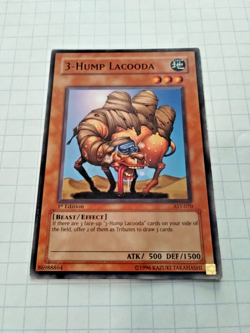 YuGiOh 3-Hump Lacooda AST-070 Ancient Sanctuary 1st Edition - Uncirculated - Image 2