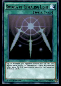 Yu-Gi-Oh TCG #YGLD-ENB17 Swords of Revealing Light (B) 1st Edition Ultra Rare LP - Image 1