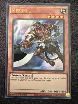 Yugioh Mezuki MAMA-EN050 Ultra Rare 1st Edition NM - Image 1
