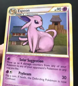Espeon 2/90 HGSS Undaunted Theme Deck RARE NON-HOLO NON HOLO Pokemon Card - Image 3