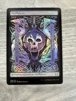 ~ Swamp ~ [Full Art Foil] #269 ~ Phyrexia: All Will Be One ~ MTG ~ - Image 1