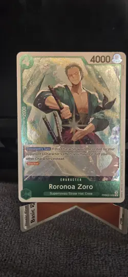 One Piece Roronoa Zoro PRB02-006 The Best Volume 2 Foil Card - Image 1