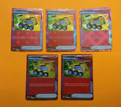 Pokemon Surging Sparks 5) Precious Trolley 185/191 Ace Spec Item Cards Playset - Image 1