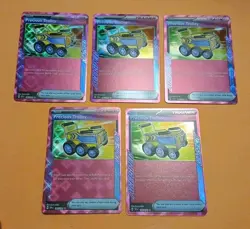 Pokemon Surging Sparks 5) Precious Trolley 185/191 Ace Spec Item Cards Playset - Image 2