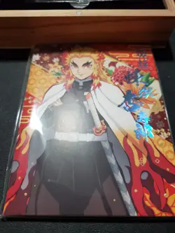 Demon Slayer SSP Tanjiro tiger holo foil card blossom box with postcards and box - Image 3