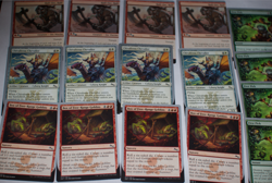 MTG 16 Unhinged first pick playsets box of free range goblins Magic card - Image 1