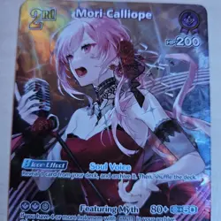 Hololive TCG OCG english card karte Mori Calliope 2nd full art - Image 2