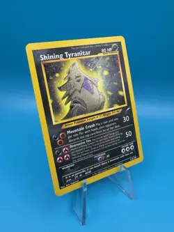 Pokemon Shining Tyranitar Neo Destiny Holo Card 113/105 Unlimited Shiny Rare LP - Image 2
