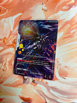 Gundam Card Game Newtype Rising Freedom Gundam ZGMF-X10A GD01-065 LR+ Foil Holo - Image 2