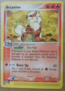 Arcanine 15/100 Rare Non-Holo Sandstorm Set Pokemon Card NM - Image 1