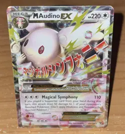 M Audino EX 85/124 Fates Collide Holo Ultra Rare TCG Pokemon Card 2016 MP - Image 1