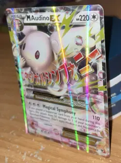 M Audino EX 85/124 Fates Collide Holo Ultra Rare TCG Pokemon Card 2016 MP - Image 2