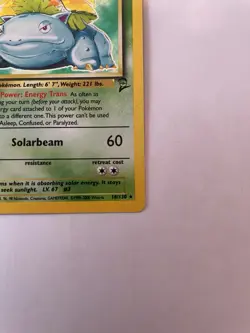 Venusaur Holo 18/130 Base Set 2 WOTC Vintage Pokemon Card 2000 - MP LP/MP - Image 3