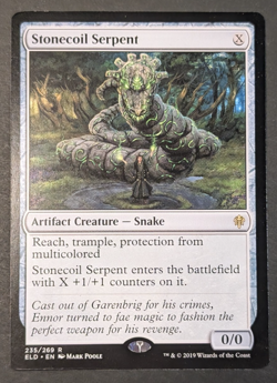 MTG Card - 1x Stonecoil Serpent - Throne of Eldraine NM/LP - Magic The Gathering - Image 1