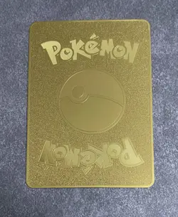 1 Pokemon TCG Metal Card - Single GOLD HARD METAL Shiny Charizard VMAX - Image 2