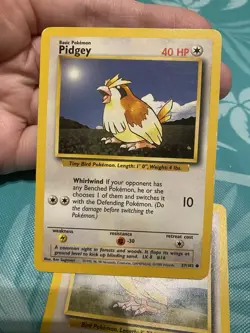 Pokemon TCG Base Set 2 Card Evolution Lot Pidgey & Pidgeotto Vintage - Image 2