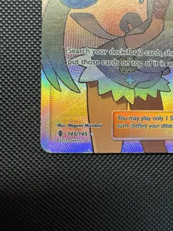 Pokemon Mallow Guardians Rising Full Art SM Holo Card 145/145 Ultra Rare - Image 5