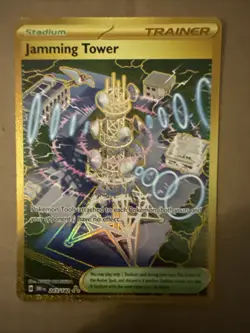 Pokemon TCG Trainer Jamming Tower Card 243/182 Destined Rivals - Image 1