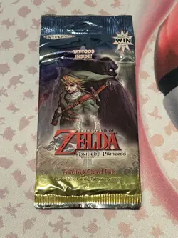 1x Legend Of Zelda Twilight Princess Trading Card Sealed Booster Pack Enterplay - Image 1
