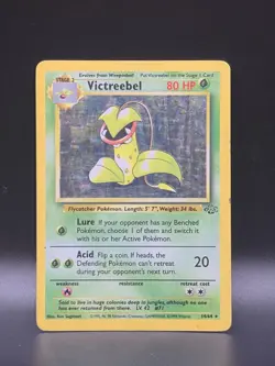 Pokemon TCG Victreebel Holo Rare Card 14/64 Jungle Set 1999 WOTC - Image 1