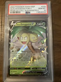 Alolan Exeggutor V SWSH225 SWSH: Sword & Shield Promo Cards Holo - Image 1