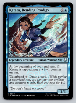 Katara, Bending Prodigy FOIL -(U)- MTG Avatar: The Last Airbender TLA - Image 1
