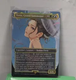 Yuna Grand Summoner Borderless Foil Promo Nm Magic The Gathering - Image 2