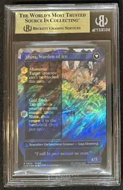 BGS 9.5 Gem Mint Jill, Shiva's Dominant 523 Surge Foil Final Fantasy MTG - Image 2